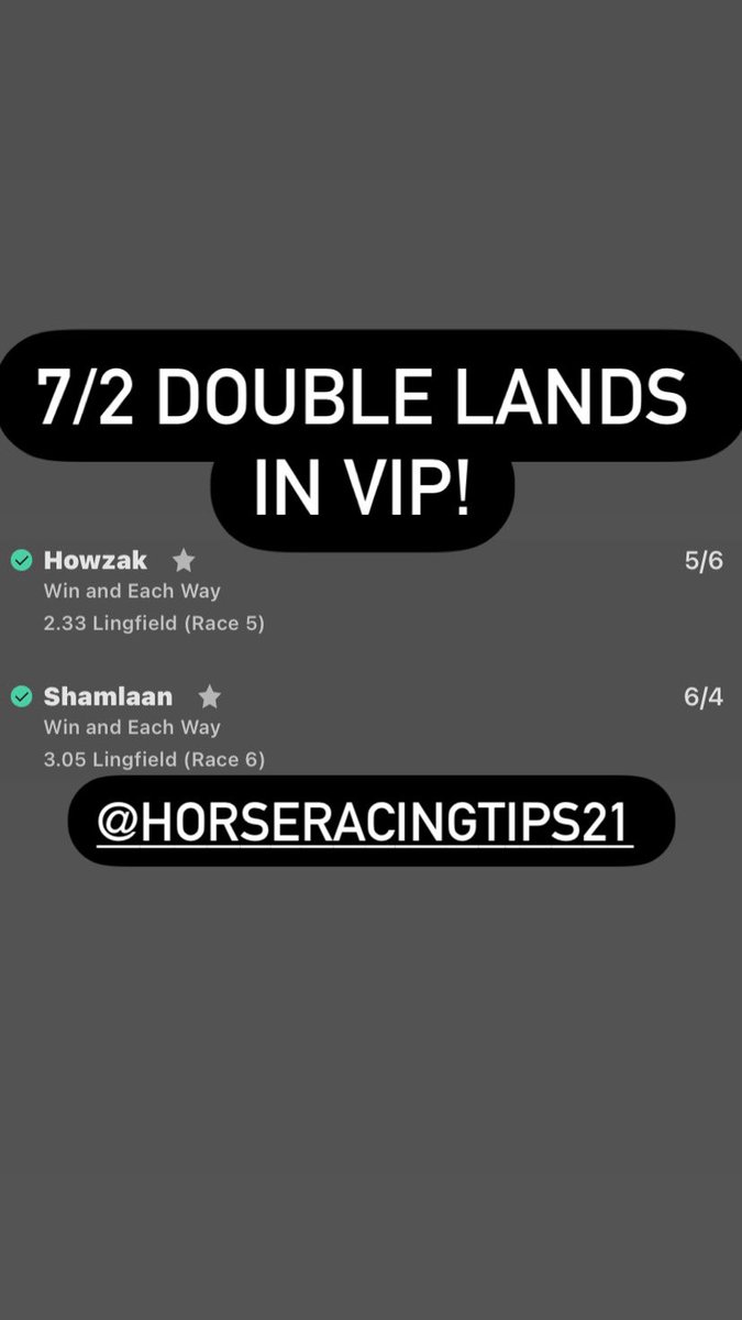 Tips_Nation_21's tweet photo. Another profit day in VIP✅

Join here

https://t.co/D2gFfYGky7 https://t.co/MMeLdwvNFp