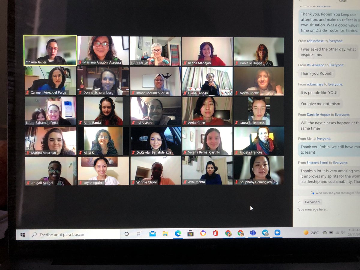 MarianaAM147's tweet photo. Iniciando el segundo módulo de #UrbanLeaders con @LBallesterosM y #RobinChase, precursora en el uso de plataformas digitales para servicios de movilidad: “ Let’s work hard and get in to the metting, create the agenda and rule the room”. 💜💪🏽 https://t.co/PWjtiNNHgS