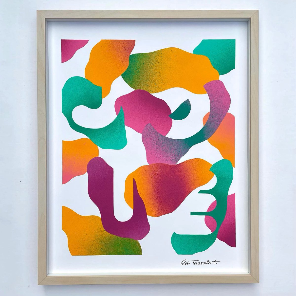 sebtoussaint's tweet photo. « JOIE » 50x40 cm
“Joie” is the french word for “Joy”. This word was given to me on #ShareTheWordProject in a slum in Abidjan, Ivory Coast. I painted this using only spray paint in a mango/cassava/bissap colour scheme.
Artwork for sale. Contact me for more info. https://t.co/H67bINL31c
