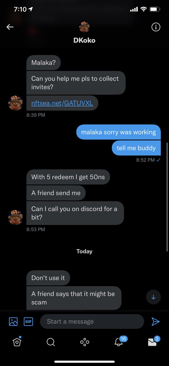 fugazinft's tweet photo. I always WARNED you about Links ! Don’t open it !!! Don’t get hacked my Bubuu’s !! BE SAFE https://t.co/z3Gh3j4Usc