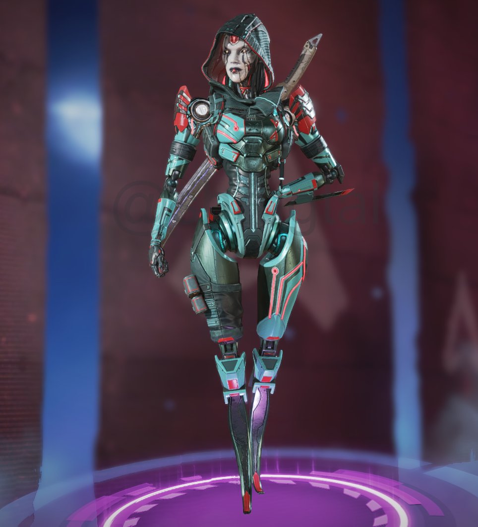 shrugtal's tweet image. Prime Gaming skins. 

Venom Blade Ash should be this month, with Rose Gold Loba in December.