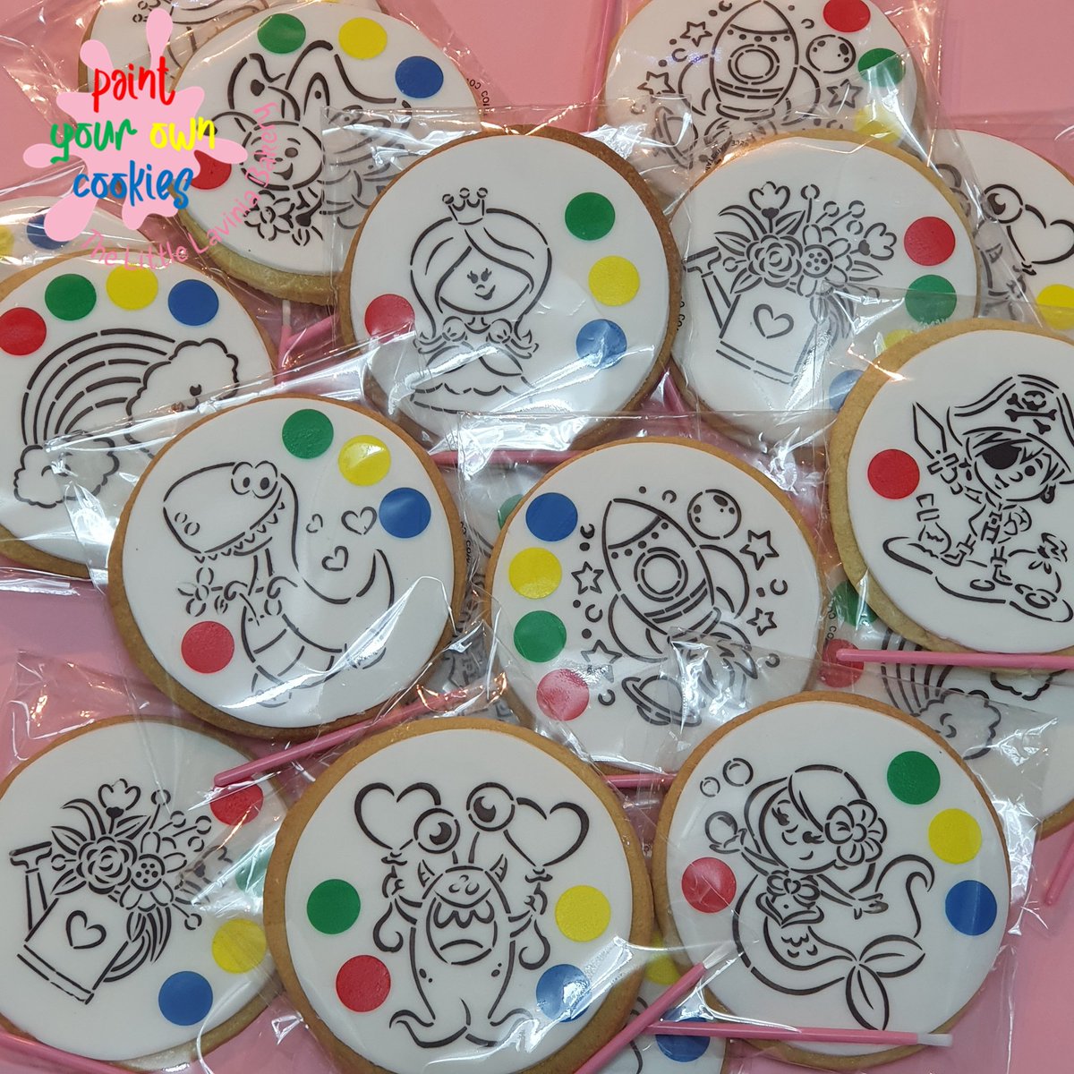 LaviniaBakery's tweet photo. So excited to be taking Paint Your Own Cookies to @thecakeshows in Birmingham this weekend! 
If you're visiting pop over to stand G08 and say Hi!  
#cakeinternational #Birmingham 
#paintyourowncookie #pyocookie #SupportSmallBusinesses https://t.co/OBQKWDahdM