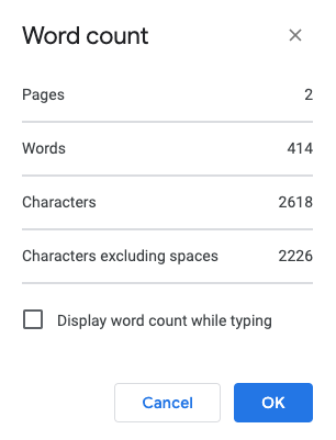 OfficeTechEDU's tweet photo. @ImUnd3rTheWater It's not the default but I hope this helps. 
Tools > Word Count > Turn on Display word count while typing https://t.co/fRUdeWxMUY