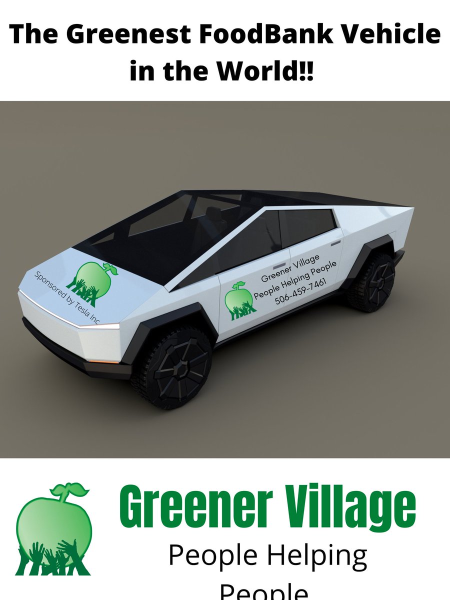Hey <a href="/elonmusk/">Elon Musk</a> ,

We think this would be the coolest and Greenest Food Bank Vehicle on the planet.  What do you think?  Can we make it happen???