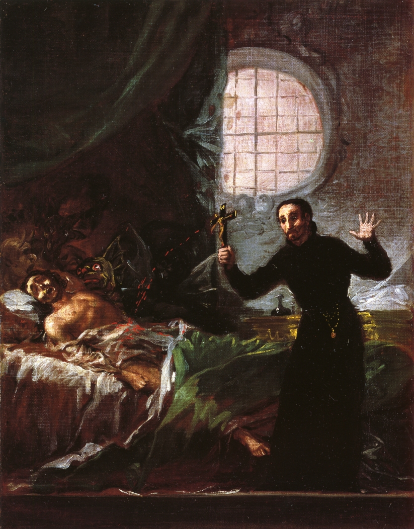 RT @artistgoya: St. Francis Borgia Helping a Dying Impenitent, 1795 #romanticism #goya https://t.co/t4b1ESaQyo