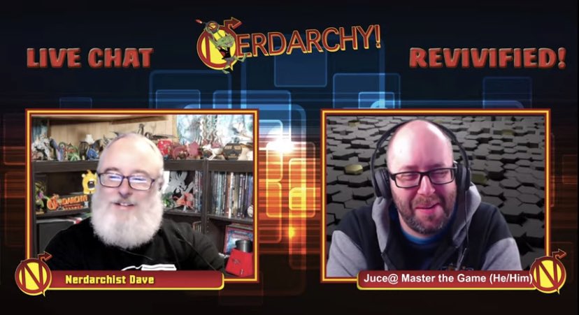 masterthegamerp's tweet photo. @Nerdarchy today on Nerdarchy Live we talked about @paizo Pathfinder, @PalladiumBooks , @GreenRoninPub the AGE System, and what we have learned about planning campaigns. It was a great time as usual! Stay Nerdy! #ttrpg #dnd #pathfinder2e #agesystem #palladiumbooks #rpgtalk https://t.co/t4wV0F0gJf
