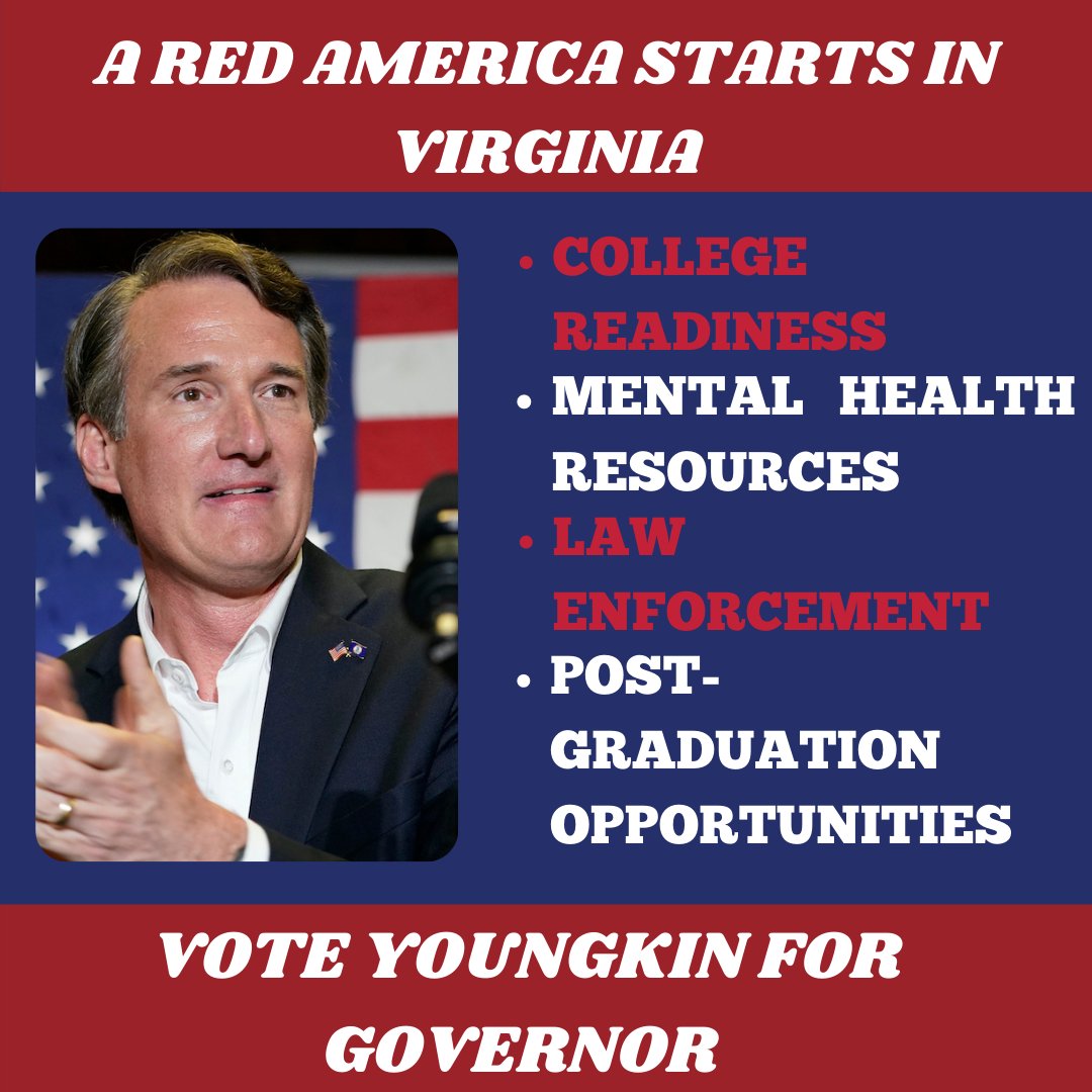 cmurepubs's tweet photo. IF YOU ARE IN VIRGINIA VOTE YOUNGKIN!! https://t.co/wLOxcAElrQ