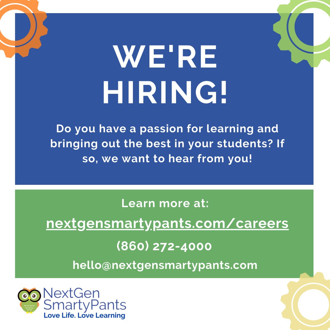 Do you enjoy learning and have a passion for bringing out the best in your students? 🙋‍♀️  We want to hear from you!
Drop by our location at <a href="/Shop_Farmington/">Shop Farmington</a> today through November 4th with your resume and cover letter. We look forward to speaking with you!