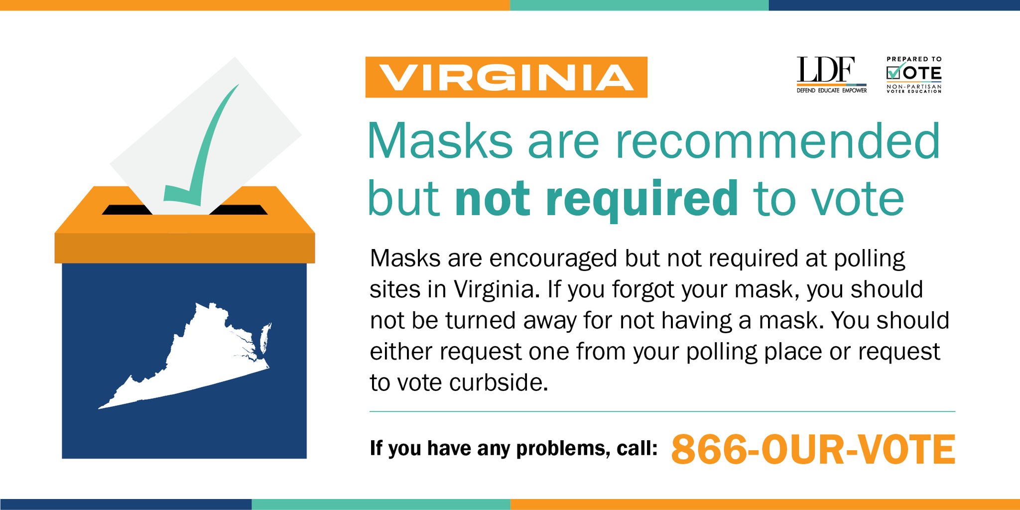 Legal Defense Fund on Twitter "Masks are encouraged but not required