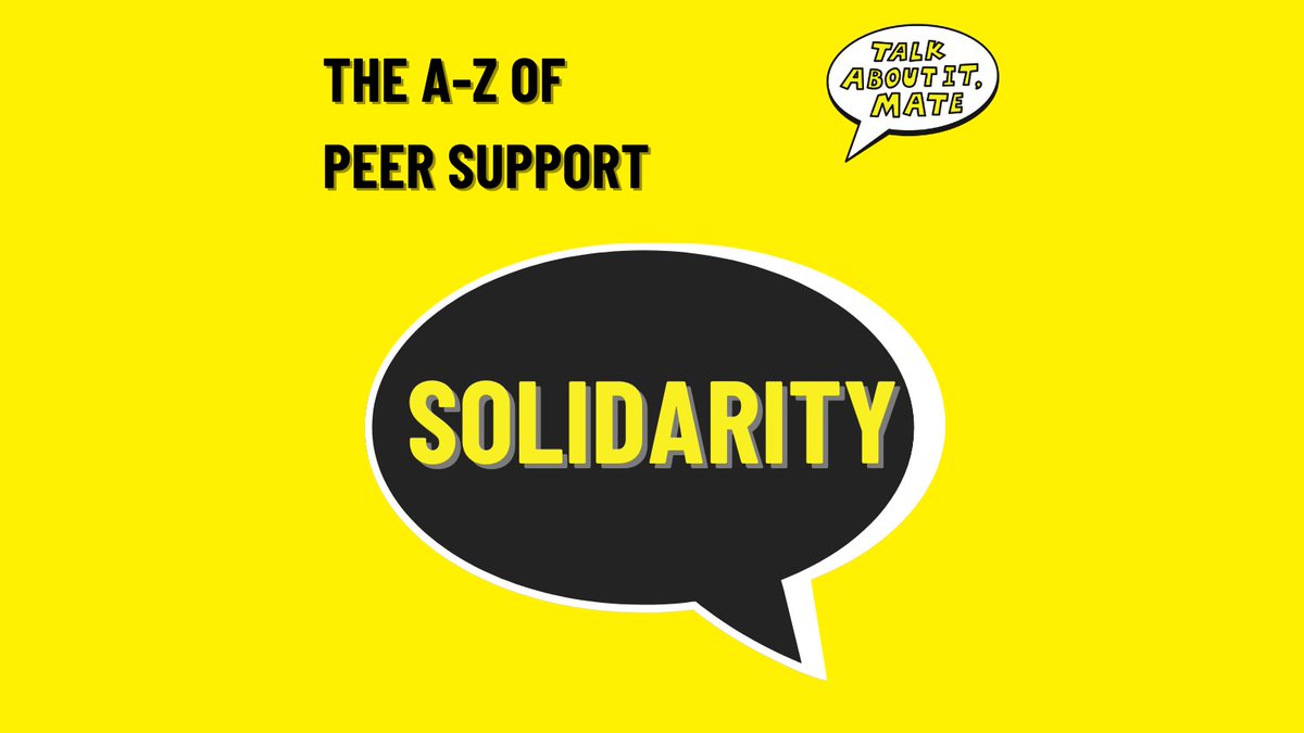 talkaboutitmate's tweet photo. S is for Solidarity
None of us is as strong as all of us!
Even though it can be challenging and scary at times, knowing there are others in the same boat can provide solace and solidarity. 
Is it easier to grow when there are others doing the same thing?
https://t.co/FmGaR2yD3a https://t.co/ISW7m0N8W2