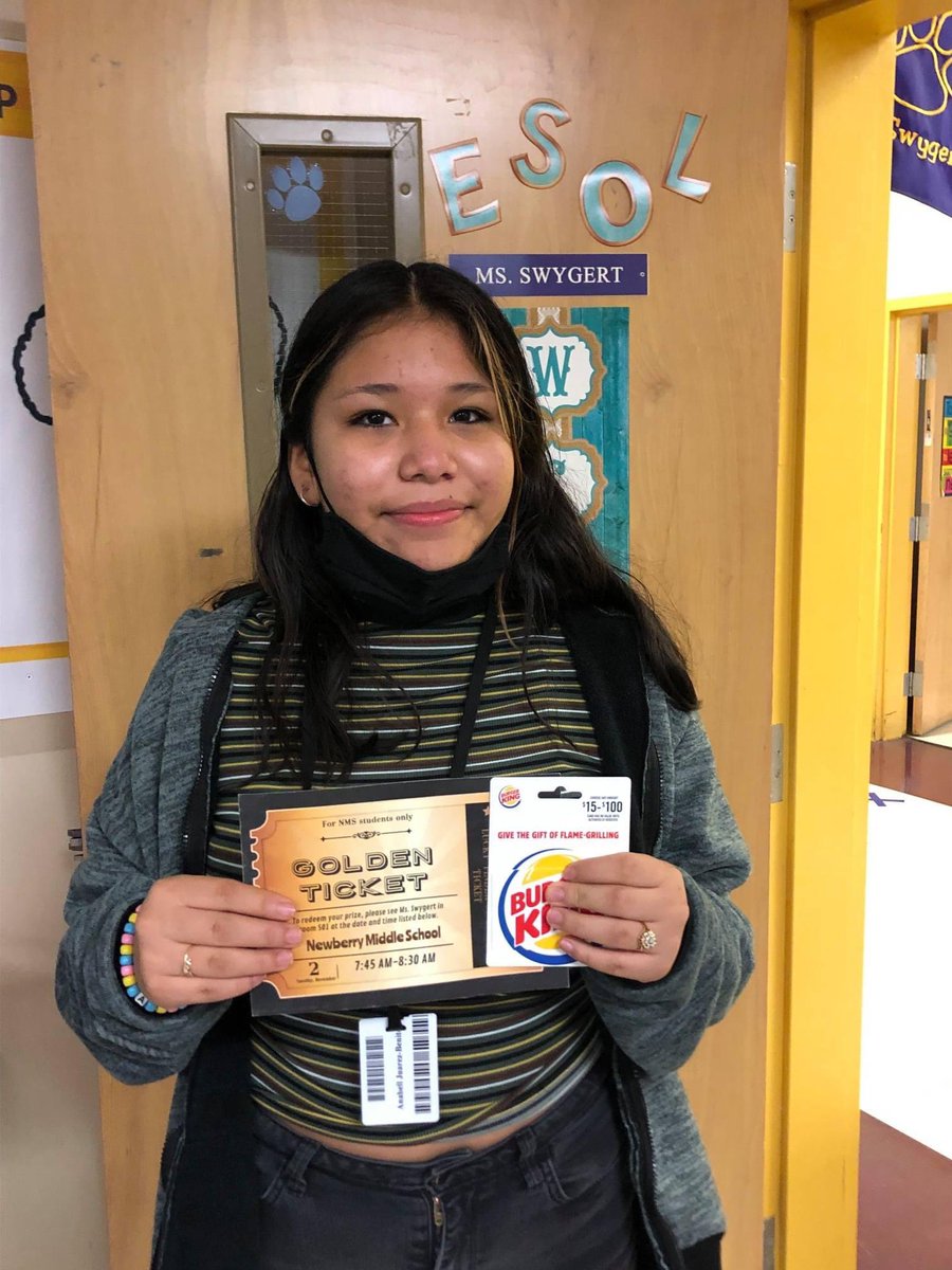 TigersNms's tweet photo. Congratulations to these students on winning our Golden Ticket winners from our Trunk or Treat event.

Jamya Howse

Anabell Juarez-Benitez

Ronaldo Luviano https://t.co/rIVx0jQWyk