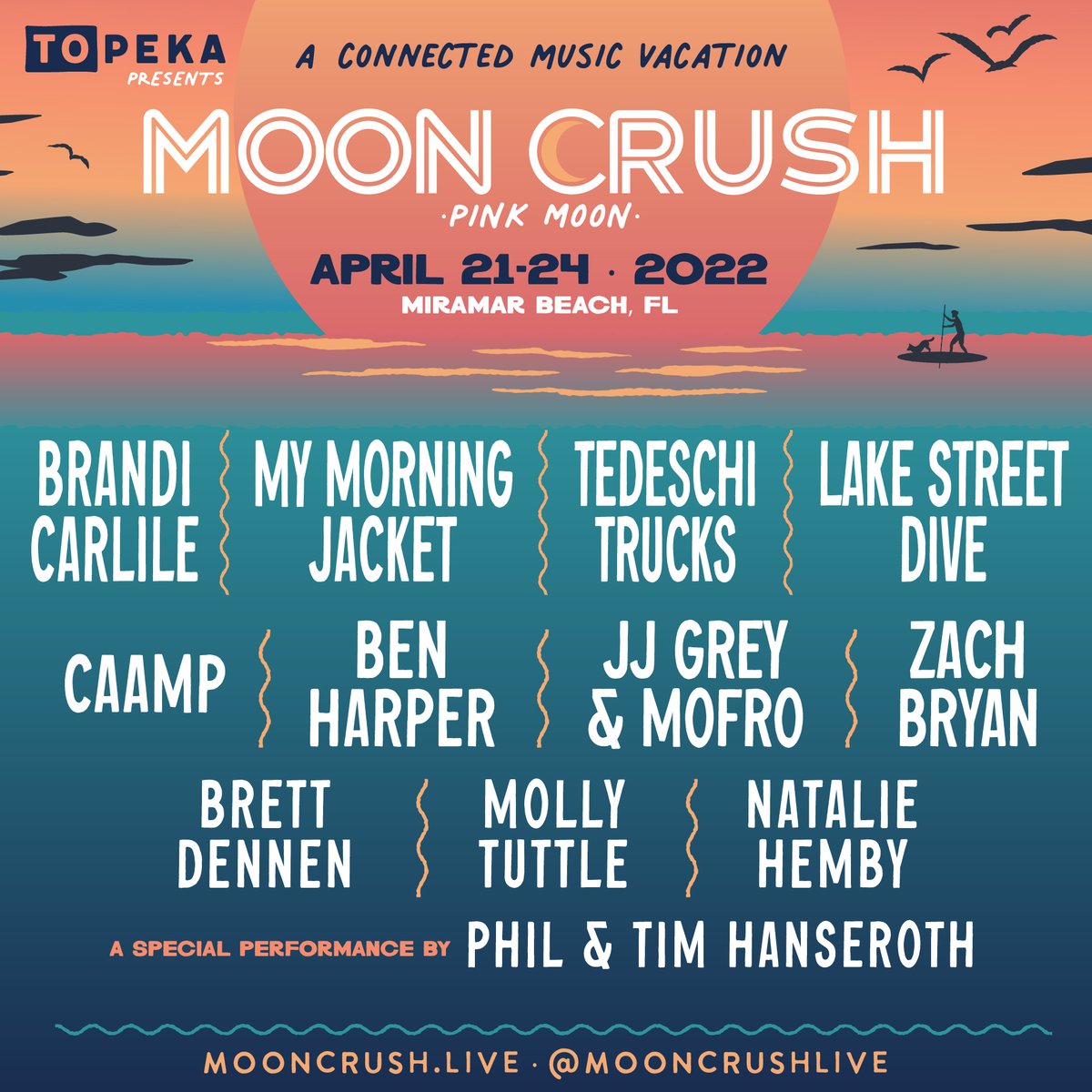 THE WAIT IS OVER! Pink Moon ‘22 General On-Sale is live NOW! Join the experience - Click the link in our bio to secure your 4-Day Passes or visit mooncrush.live April 21-24, 2022 in Miramar Beach, FL