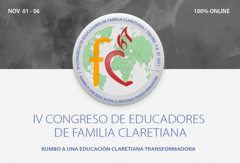 Hoy ha comenzado el IV Congreso mundial de Educadores de la #FamiliaClaretiana: "Hacia una Educación Transformadora". 
Más de 300 educadores seguirán profundizando en el camino educativo como Familia Claretiana.
Nuestro colegio participa con 2 miembros del Equipo Directivo.