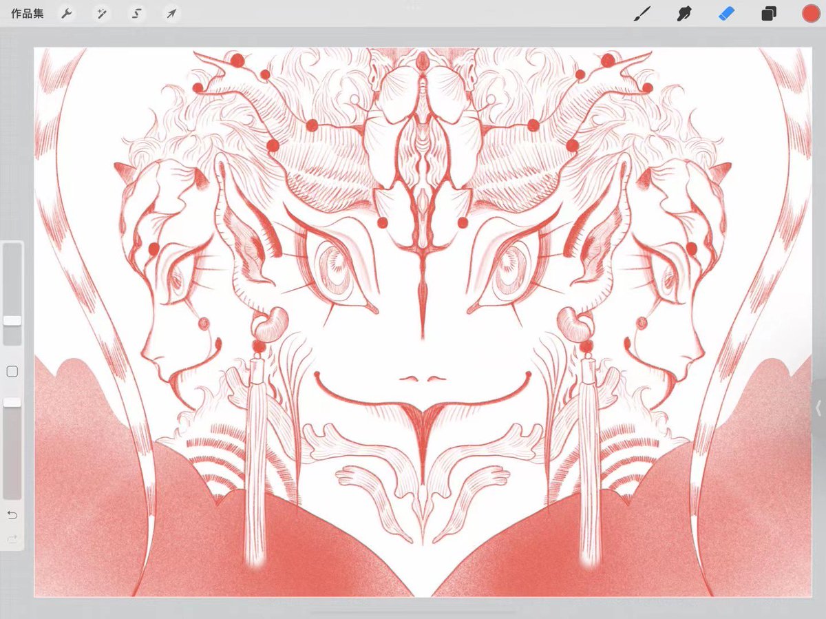 之前的一个🐟，对称功能真的很适合摸鱼