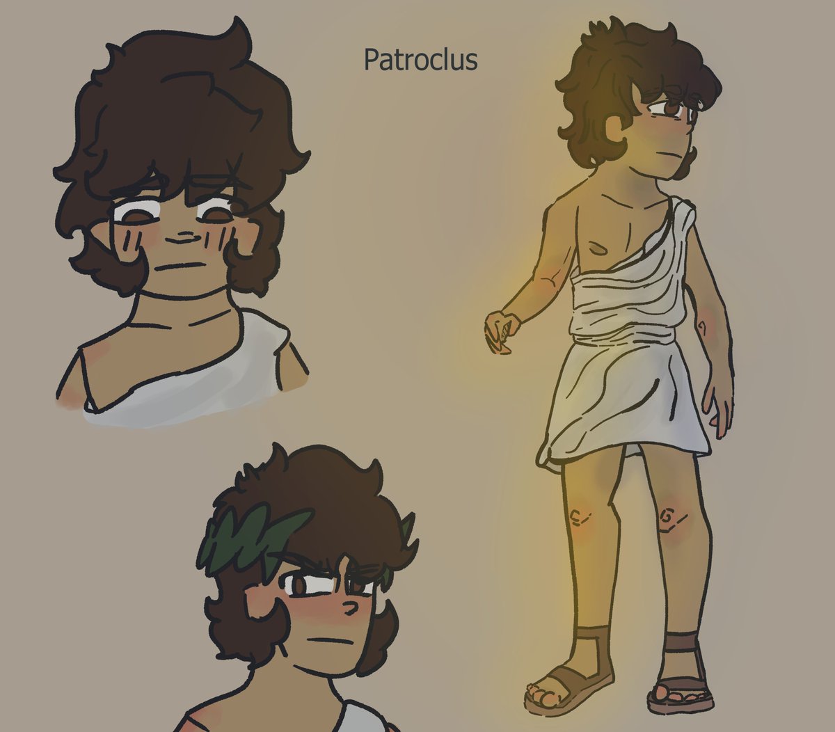 So don't think I've ever said this but aside from all the block men content I watch I'm a huge bookworm. 
And just finished The song of Achilles and AHHH I WANNA CRY WB OEUH EWHNGEH BLH.

#Thesongofachilles #achilles #Patroclus #fanart