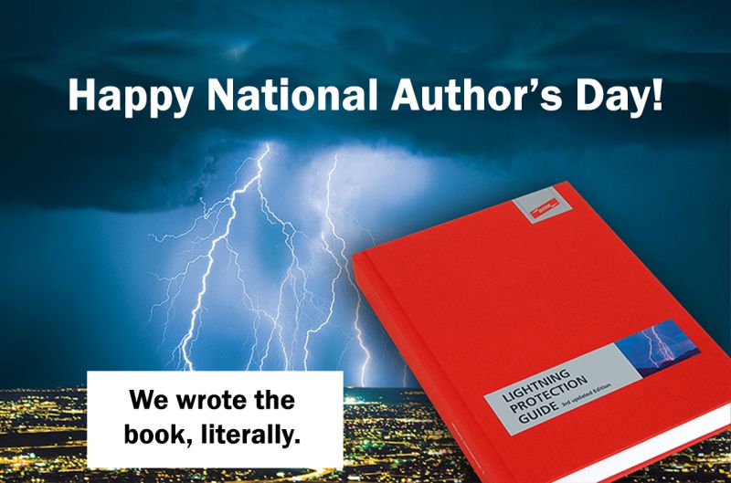 lightningkim's tweet photo. Here's THE book 4 the most comprehensive 411 covering state of the art LPS &amp; SPD installation, design &amp; assembly. ⚡⚡⚡ #lightningprotection #lightningprotectionsystems #surgeprotection #innovation #AuthorsDay #AuthorsSupportingAuthors https://t.co/7rwcuAcLCe