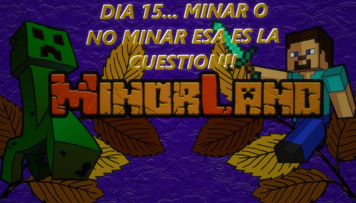 hectornuevo1981's tweet photo. HOY NOS TOCA UN POQUITO DE MINECRAFT CON..
MINORLAND!!!
DIA 15....MINAMOS O QUE???
https://t.co/CNEvd0RLOt
#Minecraft #MINORLAND #series #stream #twitchstreaming
@ComunidadTwitch
@twitchpr0mo
@StreamAngels
@ApoyoTwitch https://t.co/GLuiKtLxmi