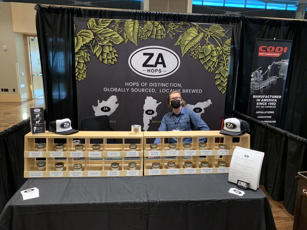 At the Colorado Brewers Guild Summit in Fort Collins today?  Drop by our booth and check out some hops Argentina, Slovenia, and South Africa! #coloradocraftbeer #craftbeer #hops #southafricanhops #slovenianhops #argentinianhops