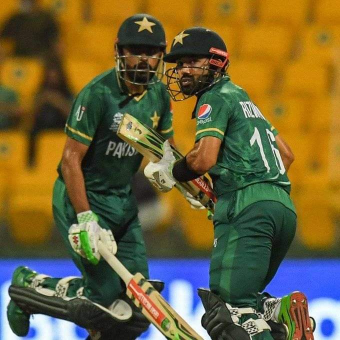 ABangulzia's tweet photo. Congratulations Pak won by 45 runs 🎉👏
Good Batting by Kaptaan @babarazam258 &amp; @iMRizwanPak https://t.co/zcXlyAu5Tk