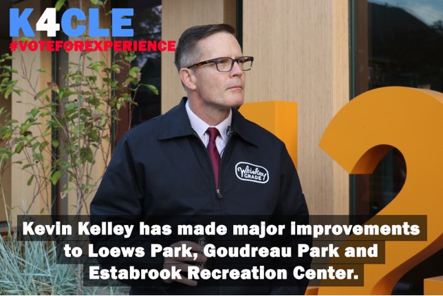 a Vote for Kevin Kelley is a vote to improve our city's parks and neighborhoods. The polls are open!