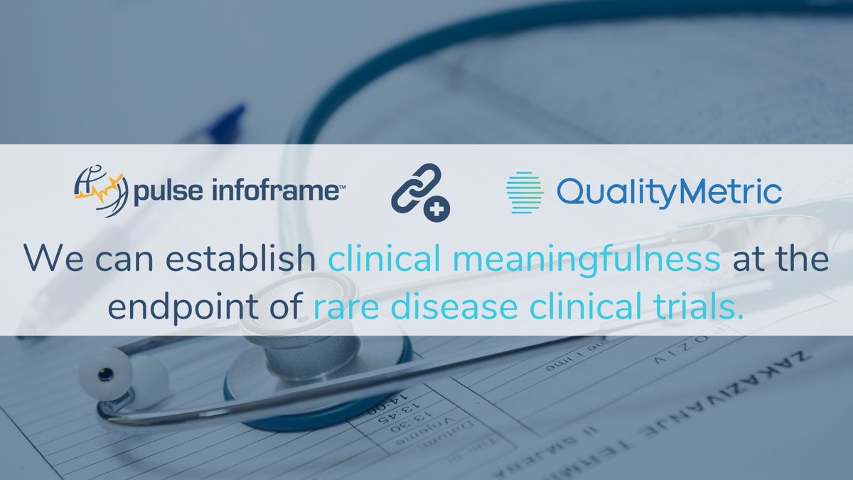 pulseinfoframe's tweet photo. Our #RealWordData platform and #DataScience knowledge work with @QualityMetric’s expertise in patient-reported outcome data science and technology and clinical outcomes assessment to establish clinical meaningfulness at the endpoint of #RareDisease #ClinicalTrials. https://t.co/kWrwAoFBwQ