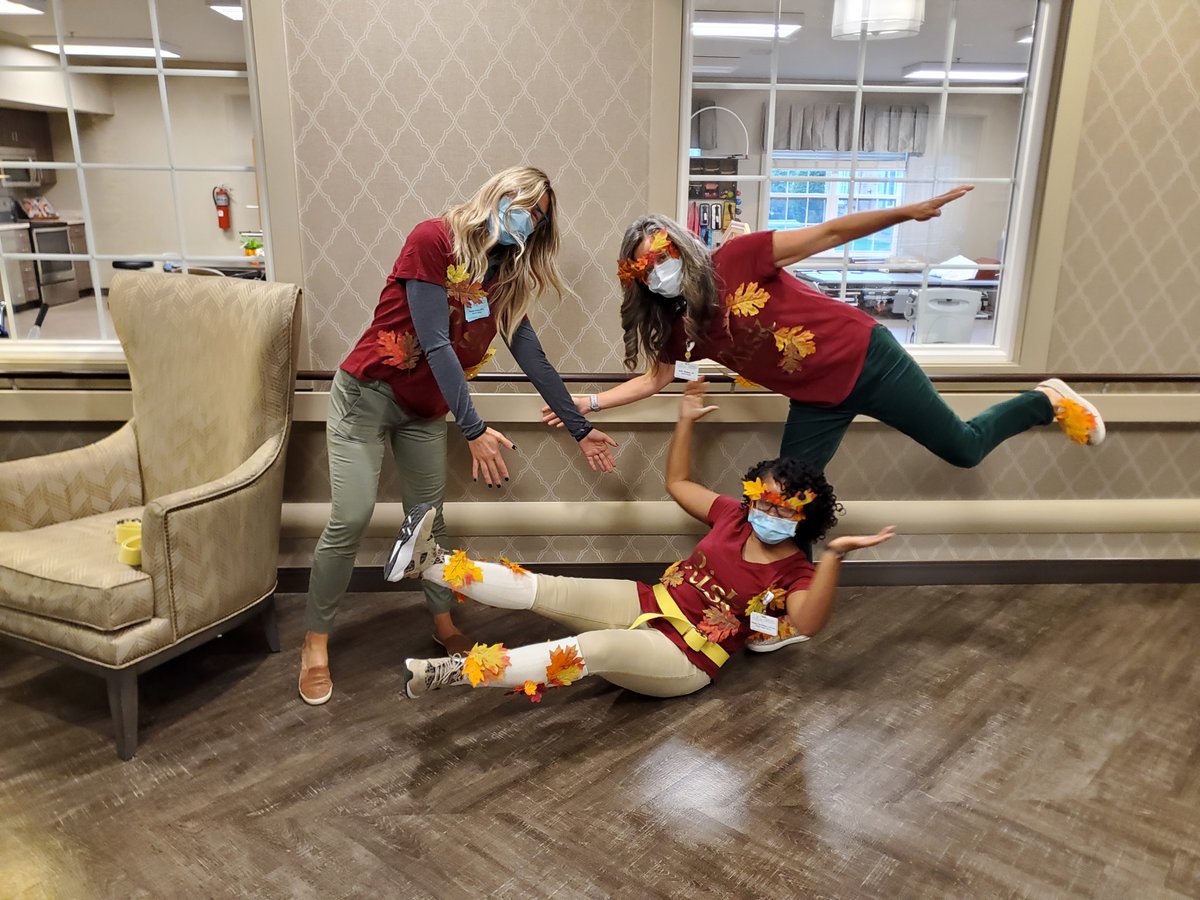 SynchronyRehab's tweet photo. The Willows at Springhurst Halloween costume contest. #FallRisk #HaloweenFun https://t.co/KQ6DhnnJTE