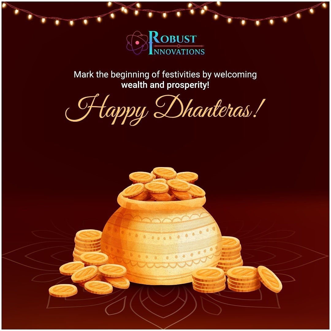 robust_innov's tweet photo. May Goddess Lakshmi bless your business to do well in spite of all odds like, the enduring charms of gold and diamonds… Happy &amp; Prosperous Dhanteras
#dhanteras #diwali #happydhanteras #festival #happydiwali #india #indianfestival #dhanteraswishes https://t.co/lSlcdEfaoI
