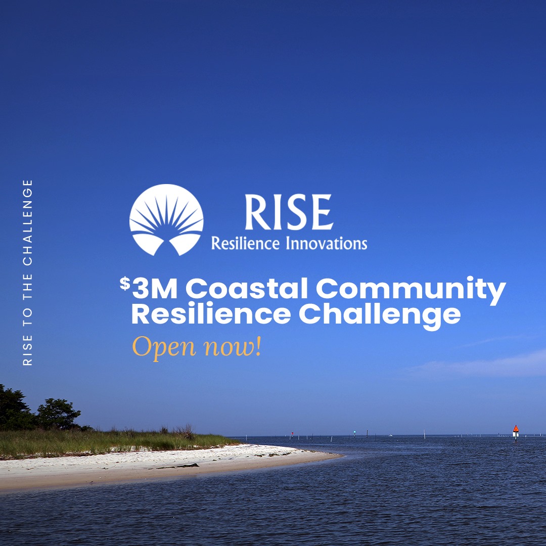 We're excited to announce the launch of two RISE Coastal Community Resilience Challenges. They offer up to $3 million in funding &amp; real-world pilot sites to innovators solving the problems #coastalcommunities face due to climate change. Learn more: fal.cn/3jvGH.
