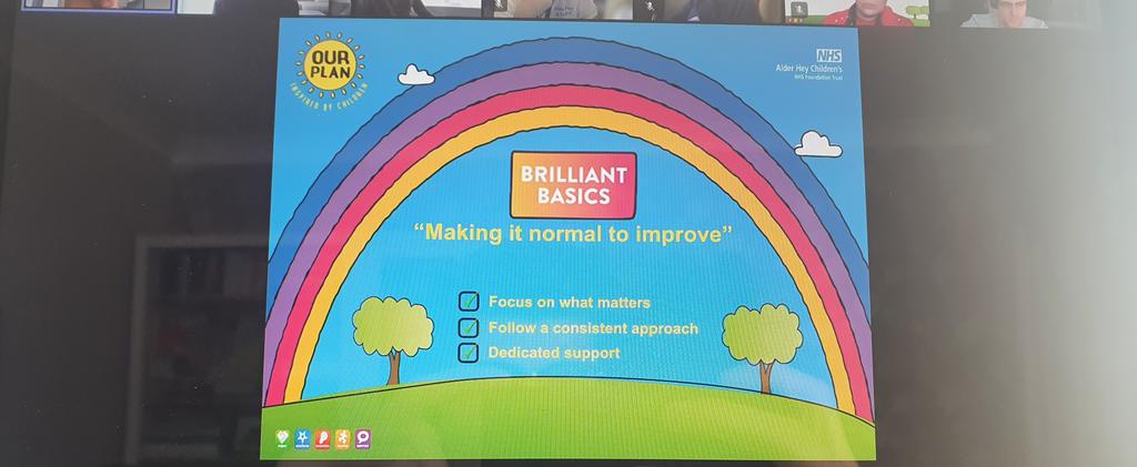 Excellent first session for A3 thinking and particularly loving the new strap like "making it normal to improve" off the back of the children and young people's forum #brilliantbasics <a href="/BrillBasicsAH/">Brilliant Basics</a> Great work!! <a href="/JennieWillo/">Jennie Williams</a> <a href="/KirstyBevington/">Kirsty Bevington</a> 👏👏👏