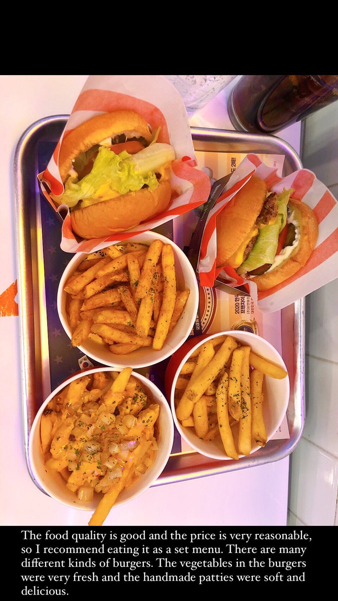 jiyounglee02's tweet photo. Today I will review Burger &amp;Friez which is located on Songdo Triple Street.
#triplestreet #songdo #burgerandfriez #hamburger #fastandeasy https://t.co/LnoeHc2GON