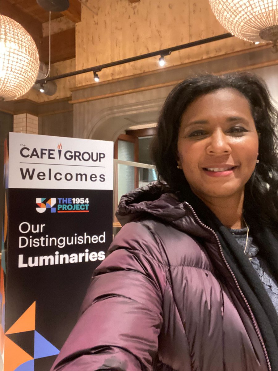 EubanksDavis's tweet photo. I'm so excited to be with @TheCAFEGroup today in our Chicago hometown, alongside the other Inaugural Luminaries of #The1954Project! https://t.co/P5Gc6sBcZy