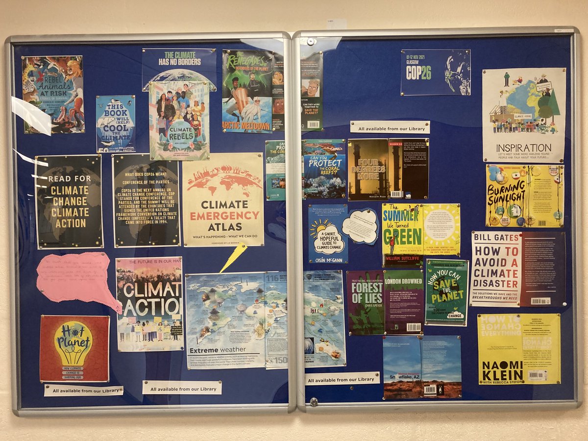 librarykemnayac's tweet photo. Read for #climatechange #climateaction @KemnayAcademy ! Today our S2/S3 #BookClub was recording videos to promote these fantastic new books 📚 !@COP26 #read4information #read4action https://t.co/QjHPSzZSAi