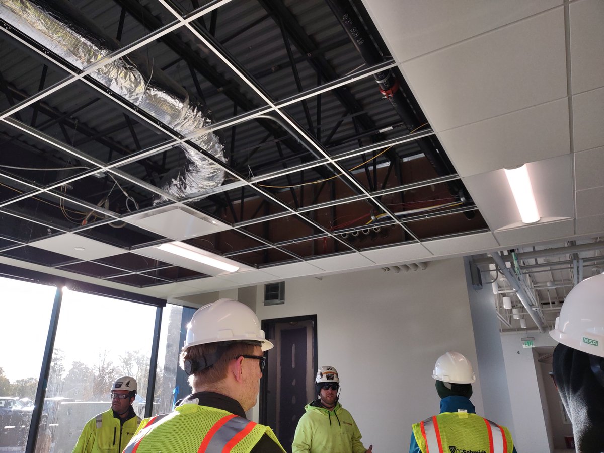 MrGriffie's tweet photo. The LAUNCH students got to see @cgschmidtinc's Golf Pkwy site this morning.  Thank you for showing how different crafts coordinate on projects of this scale and for showing what a career can look like.
#TosaProud https://t.co/5F8J8CQMhX