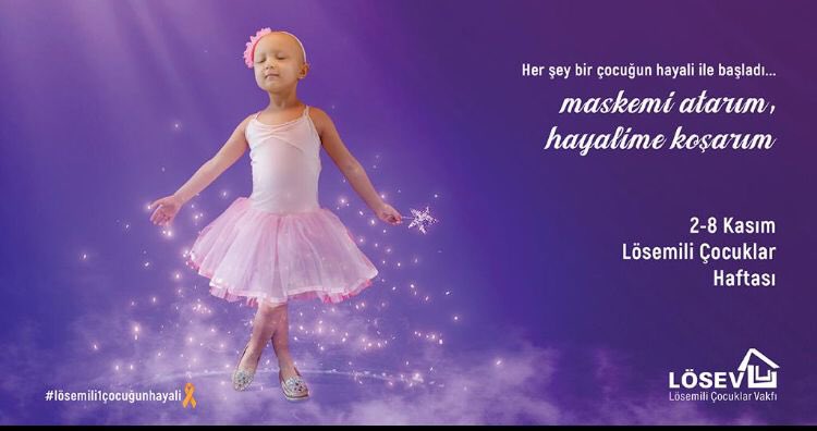 kunlosev's tweet photo. Lösevde her çocuk bir kahraman 🌸

Her şey bir çocuğun hayali ile başladı...
maskemi atarım, hayalime koşarım

2-8 Kasım #LösemiliÇocuklarHaftası
#lösemili1çocuğunhayali🎗️

@losev_online @losev1998 @hulya_unver @ustunezer https://t.co/hIc5EkeRue