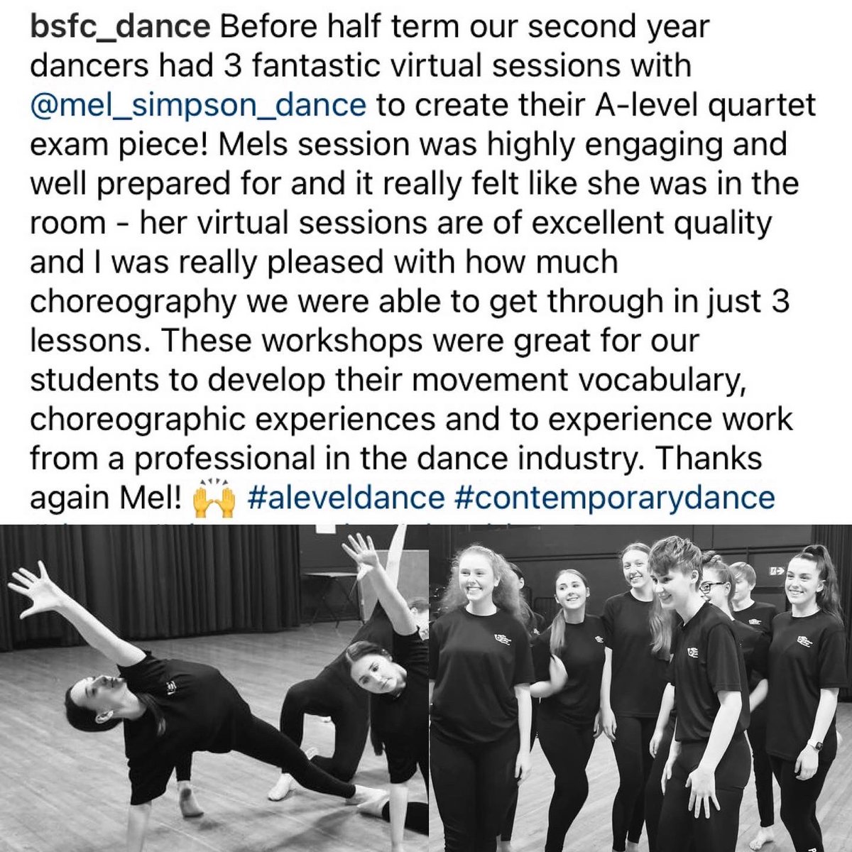 🌟Lovely feedback!🌟
A Level Dance- Hybrid Workshops! #aleveldance #hybridworkshops #remotedance #danceonline #danceworkshopsonline