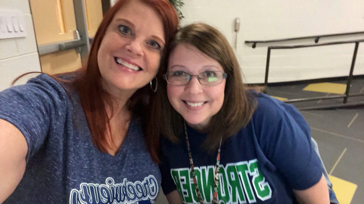MACESlibrary's tweet photo. Jennifer Rice &amp; Jennifer Rice Blakey in the Zone at CCSD Media Meeting #onthelevel #inthezone https://t.co/4dLBuXRzI0