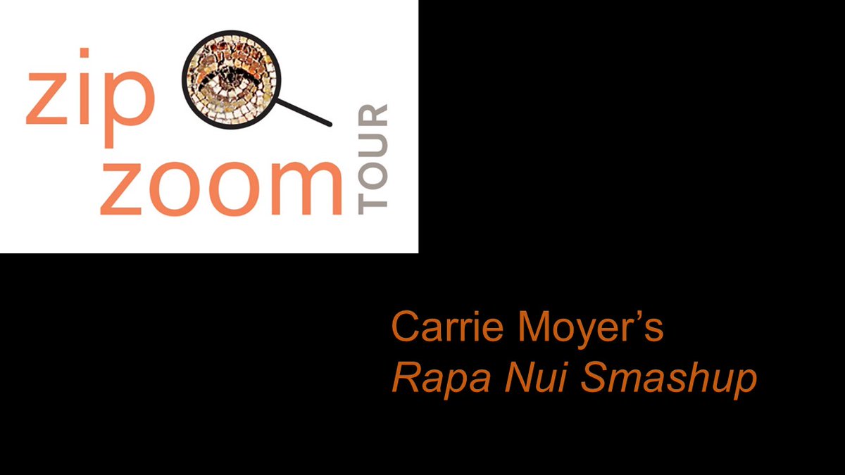 Join us online tomorrow, Wednesday, November 3, 2021 from 12:30 PM-1:00 PM for the Zip Zoom Tour: Carrie Moyer's "Rapa Nui Smashup." Docent Shelley Rodman will lead a lively discussion about Carrie Moyer’s work. Register for the FREE Zoom link at worcesterart.org/events/tours/#…