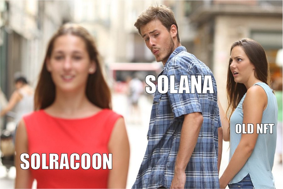 SolRacoonNft's tweet photo. Tag your friends 🙂
#Solana #SolanaNFT #NFTGiveaway #NFTs #SolRacoon https://t.co/ZY7Ux9hb7l