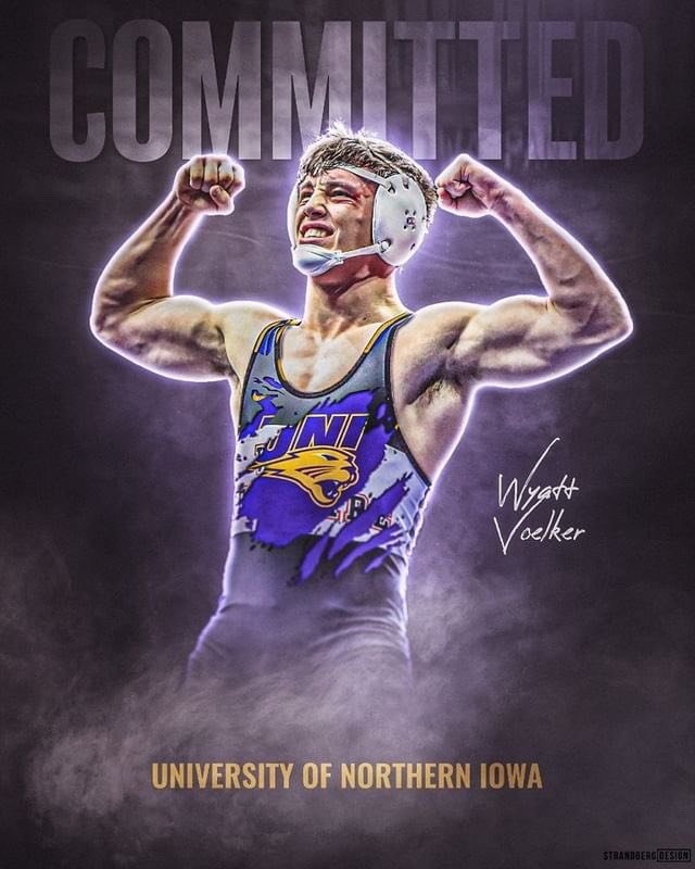 wyattvoelker's tweet photo. I’m extremely excited to announce that I will be continuing my athletic and academic career at the University of Northern Iowa!🐾🚂 I’d like to thank all my coaches, family, friends, West Delaware, and Big Game for believing in me and helping me get to where I’m at. #panthertrain https://t.co/7N7JrYgabO