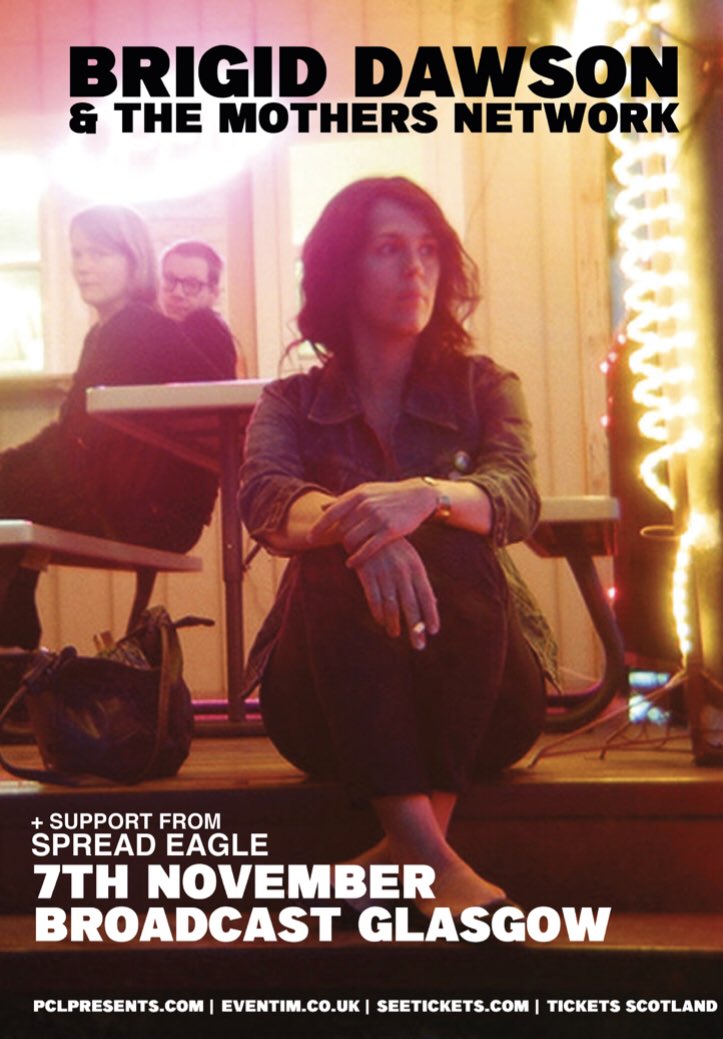 Delighted to announce we’re supporting the amazing Brigid Dawson &amp; The Mother’s Network <a href="/castlefacerecs/">Castle-Face Records</a> this Sunday <a href="/BroadcastGLA/">Broadcast Glasgow</a> It’s going to be a special night 🥰🎶 Don’t forget your tickets 🦅 seetickets.com/event/brigid-d… <a href="/PCLconcerts/">PCL Concerts</a> <a href="/WhatsOnGlasgow/">What's On Glasgow</a>   #TheeOhSees #Womeninmusic