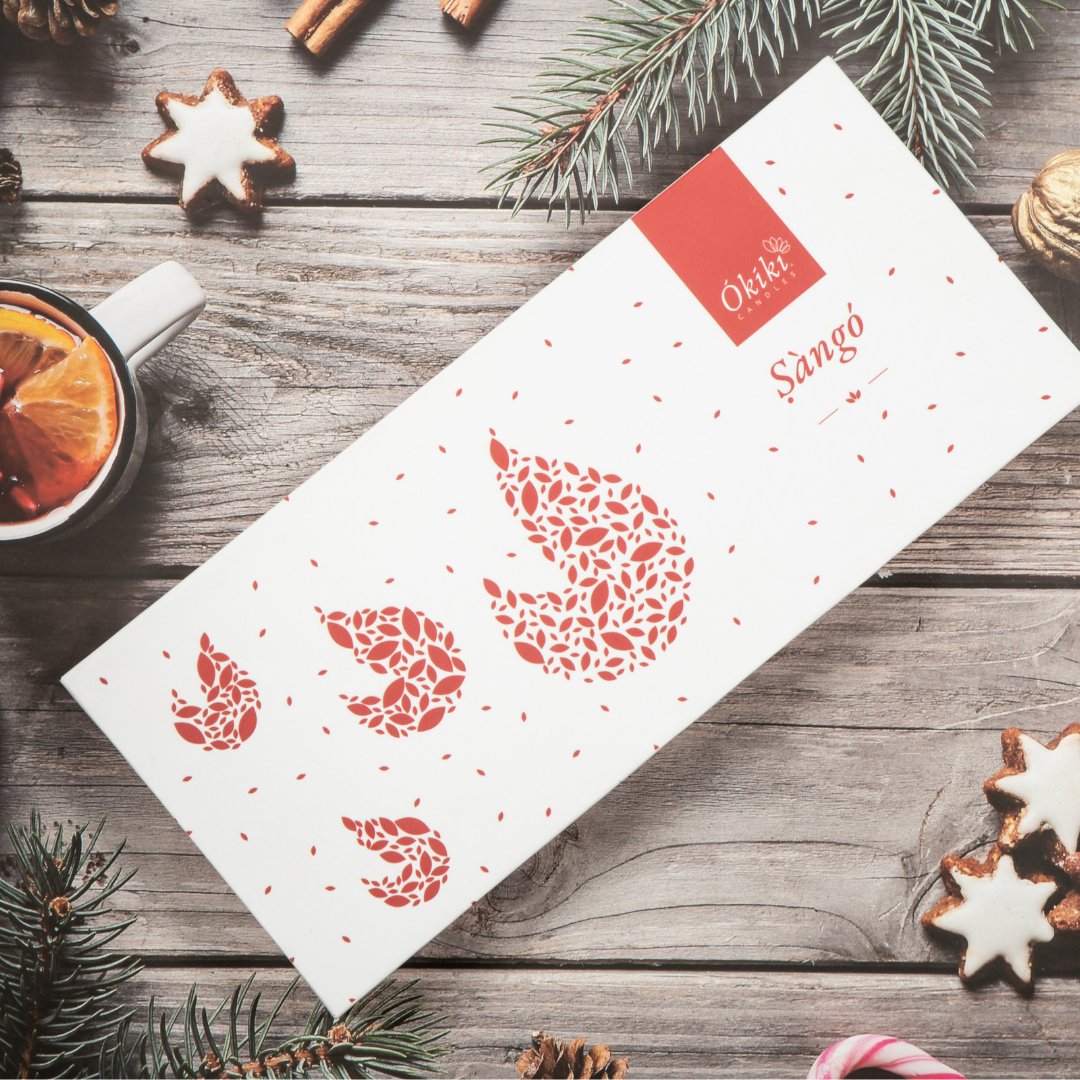 The difference between you and our Sángó Christmas gift set? Nothing. You're both spicy, fiery and a little bit peppery 
bit.ly/sangogift
#giftideas #Christmas2021 #candle #Christmas2021
