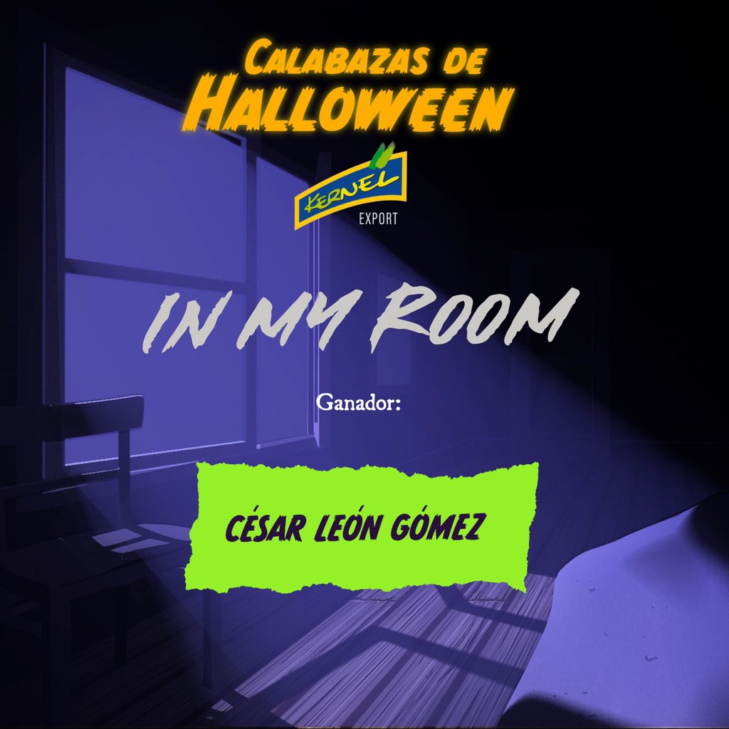 📢📢!!LLEGÓ EL MOMENTO MÁS ESPERADO!! 👏👏 Anunciamos el GANADOR de nuestra historia interactiva #InMyRoom ¡Muchas felicidades a César León Gómez! ¡Y muchísimas gracias a todos los participantes! 🎃🦇 

¡Nos vemos el año que viene en calabazashalloween.es!