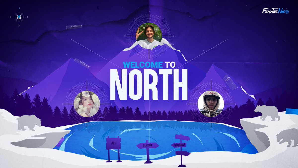 NorthernForces's tweet image. Welcome our NEWEST Apex Creators to North!

🎯 North Art - @artlovesnekos 
🎯 North Blagoon - @AustinBlagoon 
🎯 North QuackSoup - @QuackSoup__ 

#FearTheNorth❄️