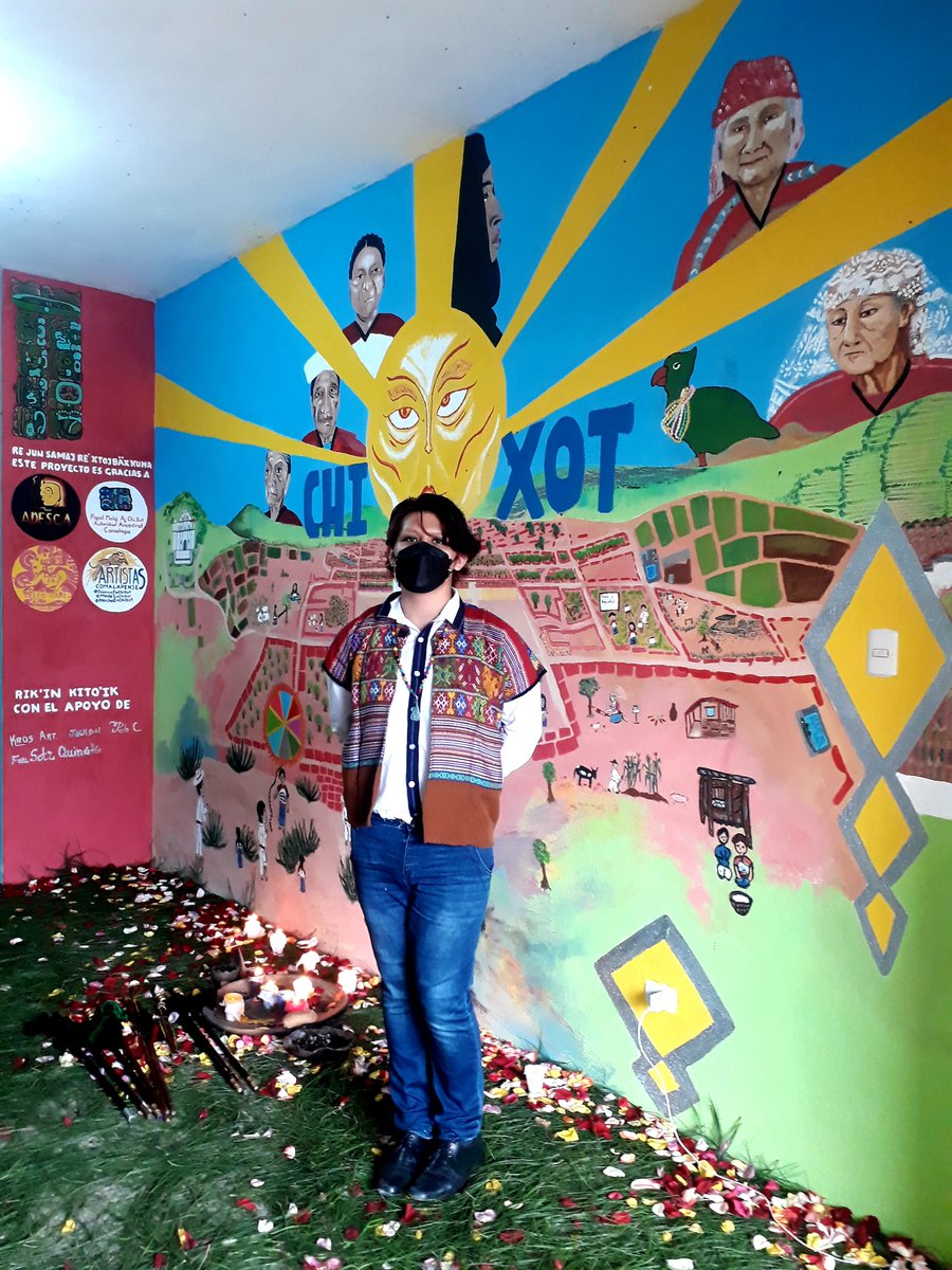 adescagt's tweet photo. Compartimos imágenes del hermoso Mural elaborado en la Alcaldía de Comalapa. Una iniciativa de Julian Bal, realizado por el artista Gary Melek.
#Mural #Arte #pintura  #ArtesVisuales
#ADESCA #AlServiciodelaCultura https://t.co/WVMJVyltRE
