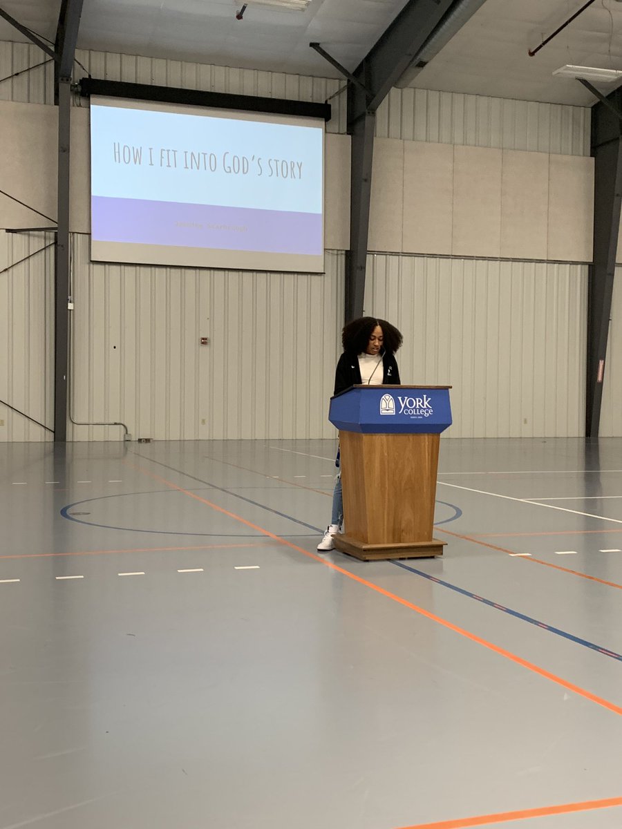 YCbrucej's tweet photo. a fellow member who so happens to be in PR Squad as well spoke today in chapel. It was such an amazing message that I didn’t know I needed for today. Thank you @YCjasmines for being vulnerable and sharing your story! #MyYC https://t.co/9tAENsOLmy