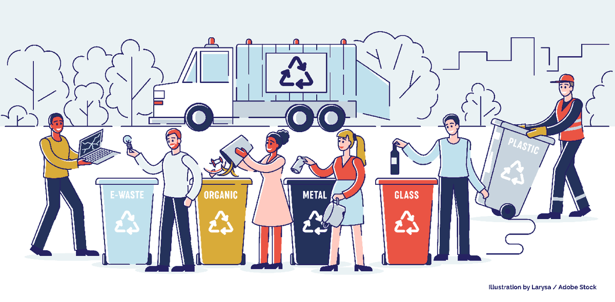 WasteWiseProd's tweet photo. Recycling initiatives are easy and affordable to implement in the workplace. However, the program’s success relies on everyone. https://t.co/tIpJFkqkGs #reducewaste #reducereuserecycle #recyclingideas #refuse #nowaste #recycle https://t.co/ugH34Np8Mn