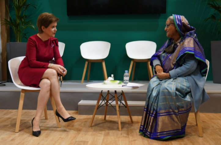 First Minister (@scotgovfm) on Twitter photo First Minister <a href="/NicolaSturgeon/">Nicola Sturgeon</a> met with Bangladesh Prime Minister #SheikhHasina following today’s Women’s Climate Leadership Event at #COP26, hosted by <a href="/scotgov/">Scottish Government</a> to discuss climate leadership, efforts to advance gender equality, and strengthening the ties between 🏴 and 🇧🇩 First Minister <a href="/NicolaSturgeon/">Nicola Sturgeon</a> met with Bangladesh Prime Minister #SheikhHasina following today’s Women’s Climate Leadership Event at #COP26, hosted by <a href="/scotgov/">Scottish Government</a> to discuss climate leadership, efforts to advance gender equality, and strengthening the ties between 🏴 and 🇧🇩