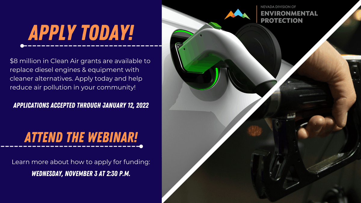 CLEAN AIR GRANTS: We're excited to share that up to $8 million in VW Settlement grants is now available to help replace diesel engines/equipment with clean alternatives. The grants are open to public &amp; private sector agencies. Learn more: bit.ly/3EB1d8I