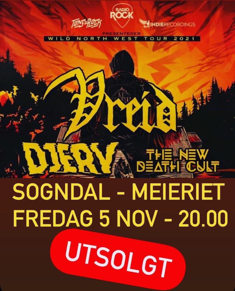 Utsolgt i Sogndal! Takk takk! Dette blir stas 🙏