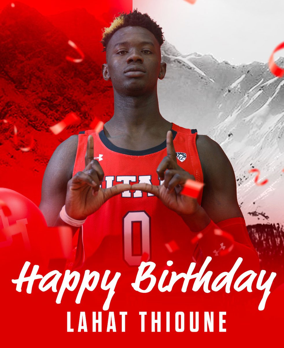 UtahMBB's tweet photo. Happy Birthday @ThiouneLahat! ๐
Make sure to give him a shoutout ๐
#StayHat https://t.co/were8AuKhj
